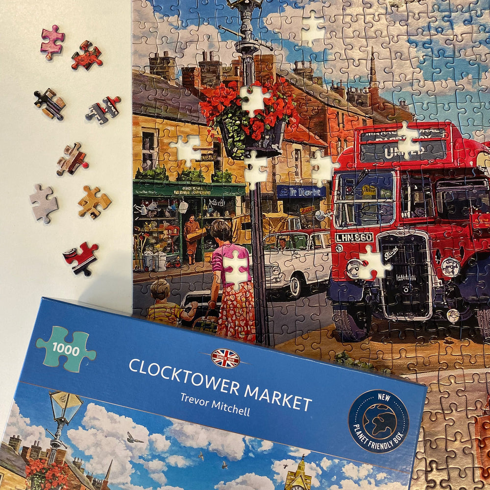 Clocktower Market – 1000 Piece Jigsaw Puzzle (Gibsons)