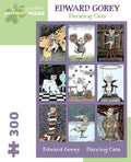 Dancing Cats by Edward Gorey – 300 Piece Jigsaw Puzzle (Pomegranate)