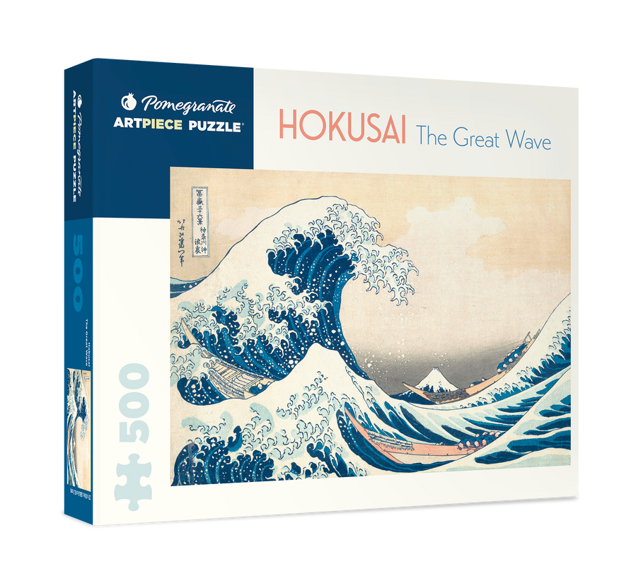 The Great Wave by Hokusai – 500 Piece Jigsaw Puzzle (Pomegranate)