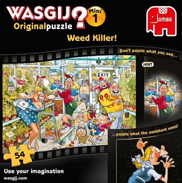 Wasgij Original Mini No 1: Weed Killer – 54 Piece Jigsaw Puzzle (Wasgij)