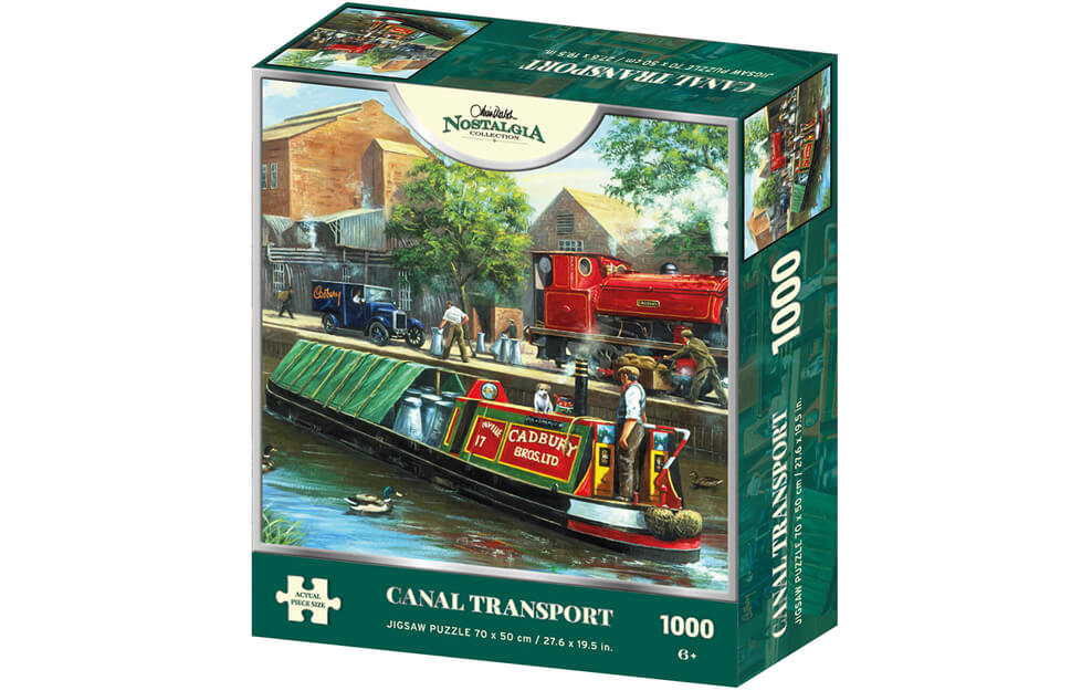 Kidicraft - Kevin Walsh - Canal Transport - 1000 Piece Jigsaw Puzzle