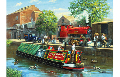 Canal Transport by Kevin Walsh – 1000 Piece Jigsaw Puzzle (Kidicraft)