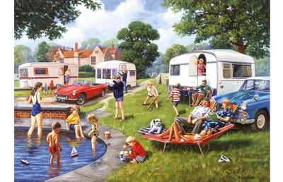 Caravan Holiday by Kevin Walsh – 1000 Piece Jigsaw Puzzle (Kidicraft)