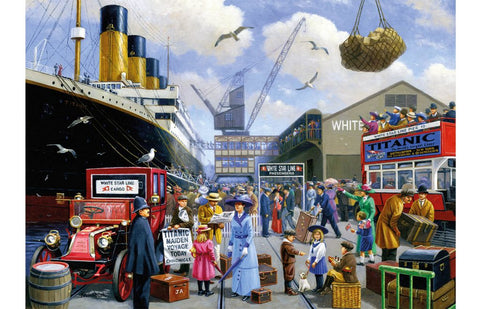 Titanic Maiden Voyage by Kevin Walsh – 1000 Piece Jigsaw Puzzle (Kidicraft)