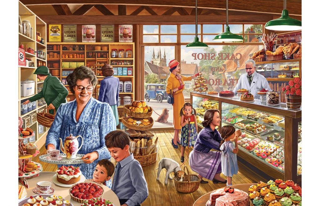 Ye Olde Cake Shoppe by Steve Crisp – 1000 Piece Jigsaw Puzzle (Kidicraft)