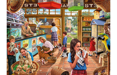 Ye Olde Pet Shoppe by Steve Crisp – 1000 Piece Jigsaw Puzzle (Kidicraft)