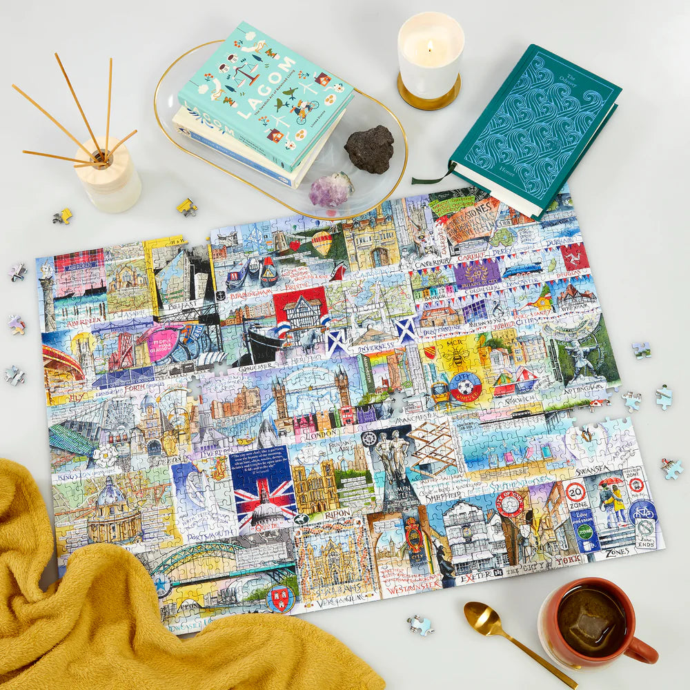 Bright Lights & Big Cities – 1000 Piece Jigsaw Puzzle (Gibsons)