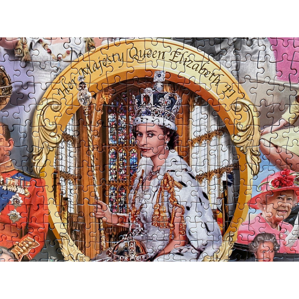 Queen Elizabeth II Commemorative Puzzle – 1000 Piece Jigsaw Puzzle (Gibsons)