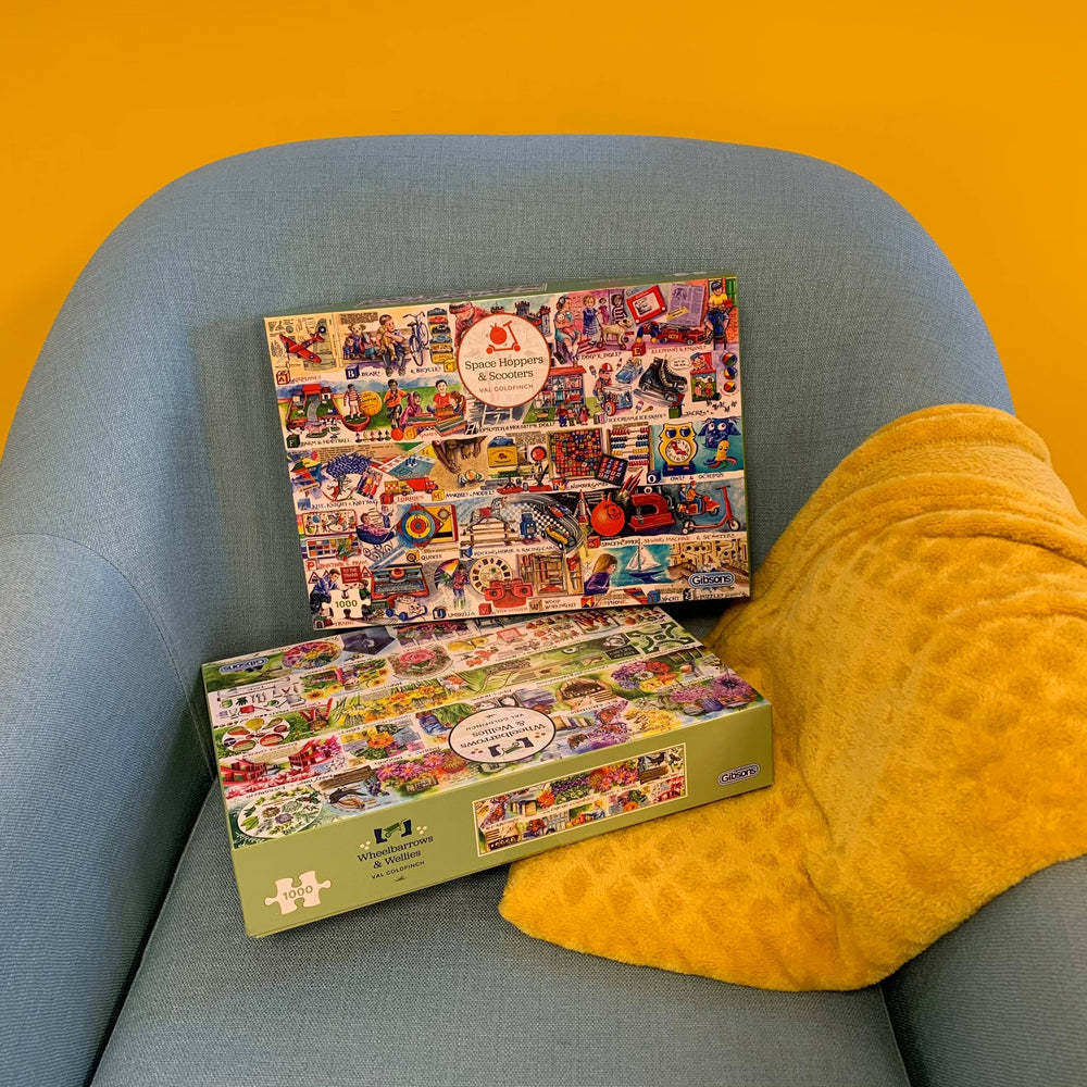 Wheelbarrows & Wellies – 1000 Piece Jigsaw Puzzle (Gibsons)