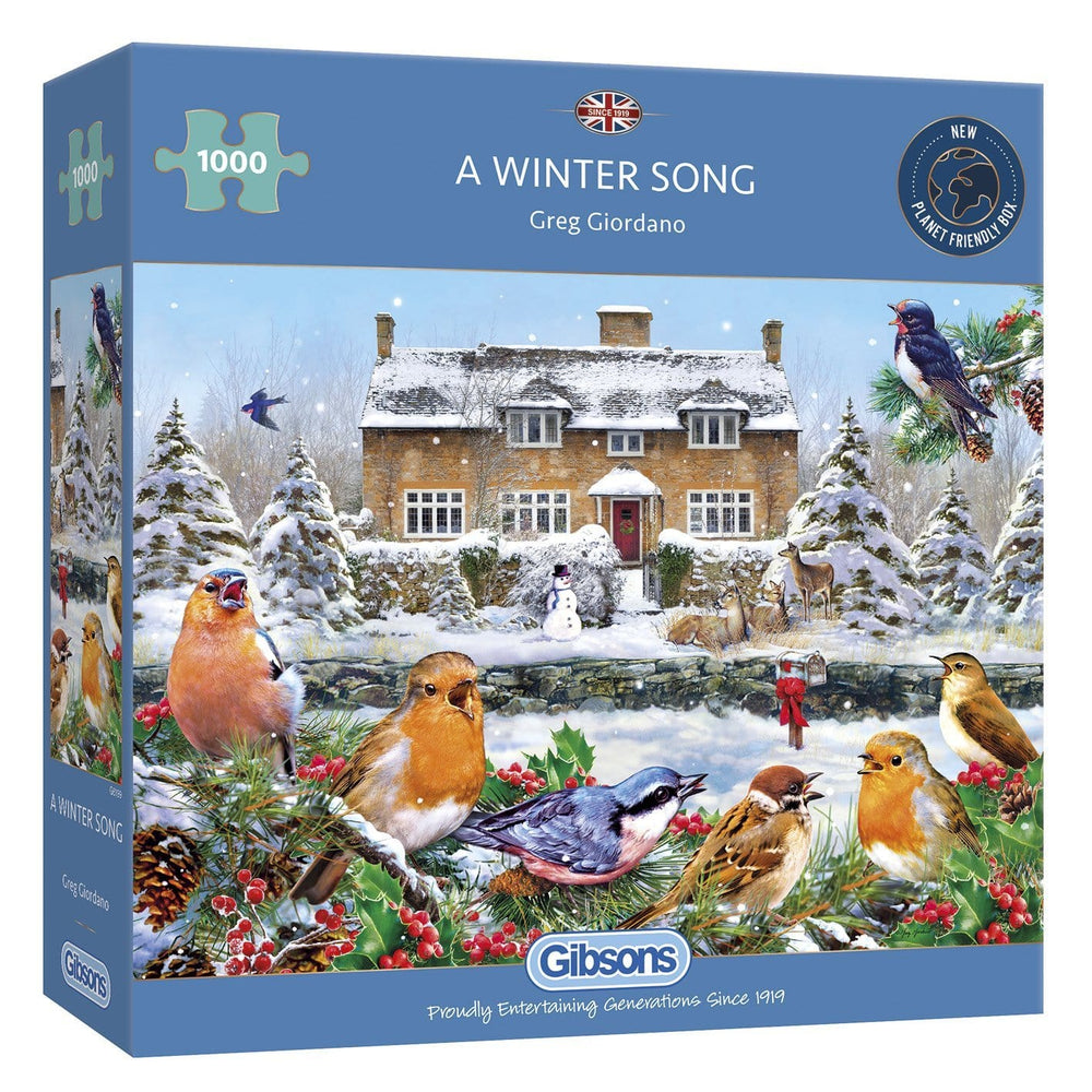 A Winter Song – 1000 Piece Jigsaw Puzzle (Gibsons)
