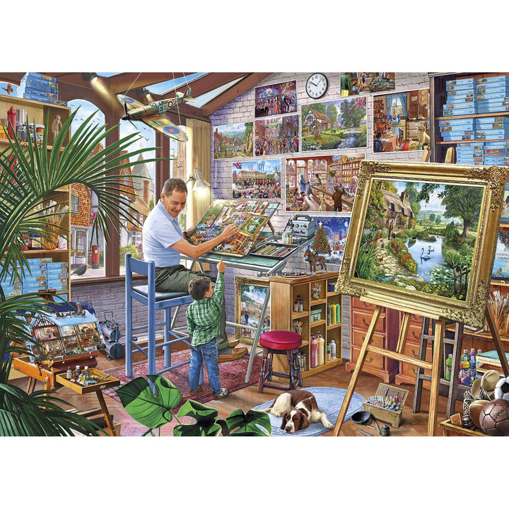 A Work of Art – 1000 Piece Jigsaw Puzzle (Gibsons)