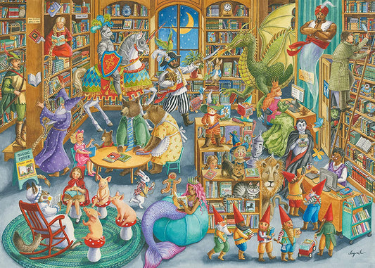 Ravensburger - Midnight In The Library - 1000 Piece Jigsaw Puzzle
