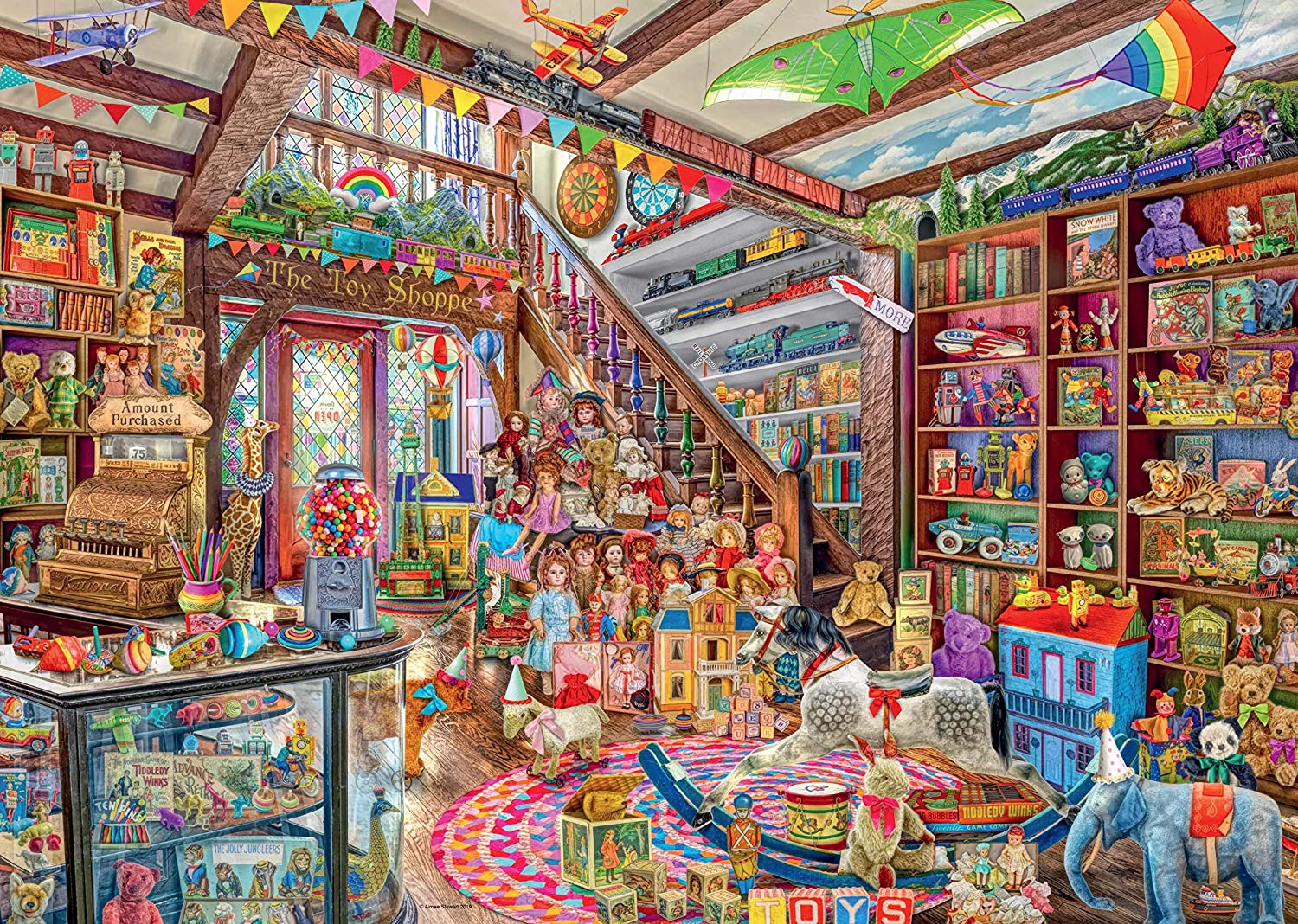 The Fantasy Toy Shop – 1000 Piece Jigsaw Puzzle (Ravensburger)