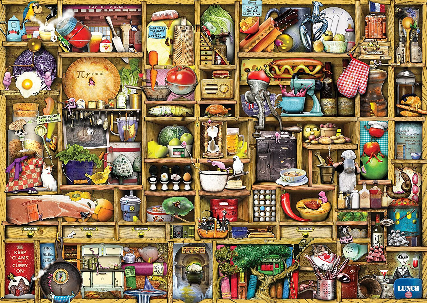Ravensburger - The Curious Cupboard No.1 - The Kitchen Cupboard - 1000 Piece Jigsaw Puzzle