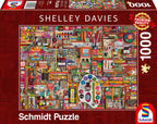 Vintage Artist Materials by Shelley Davies – 1000 Piece Jigsaw Puzzle (Schmidt)