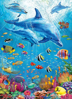 Pod of Dolphins – 100 XXL Piece Jigsaw Puzzle (Ravensburger)