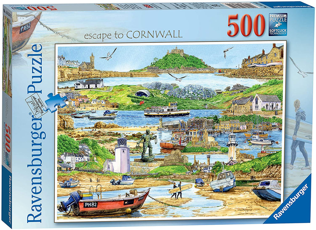 Escape To Cornwall – 500 Piece Jigsaw Puzzle (Ravensburger)