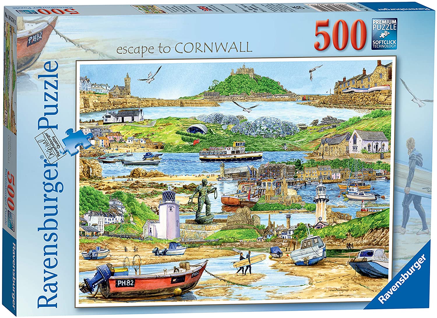 Escape To Cornwall – 500 Piece Jigsaw Puzzle (Ravensburger)