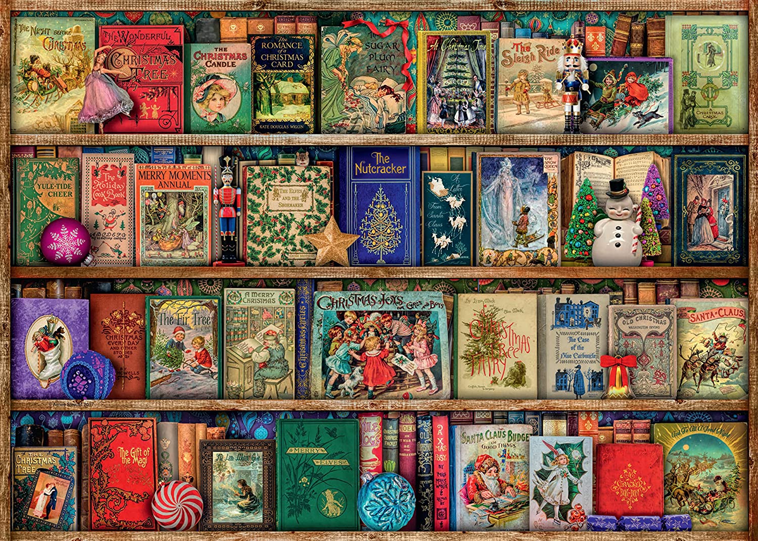 The Christmas Library – 1000 Piece Jigsaw Puzzle (Ravensburger)