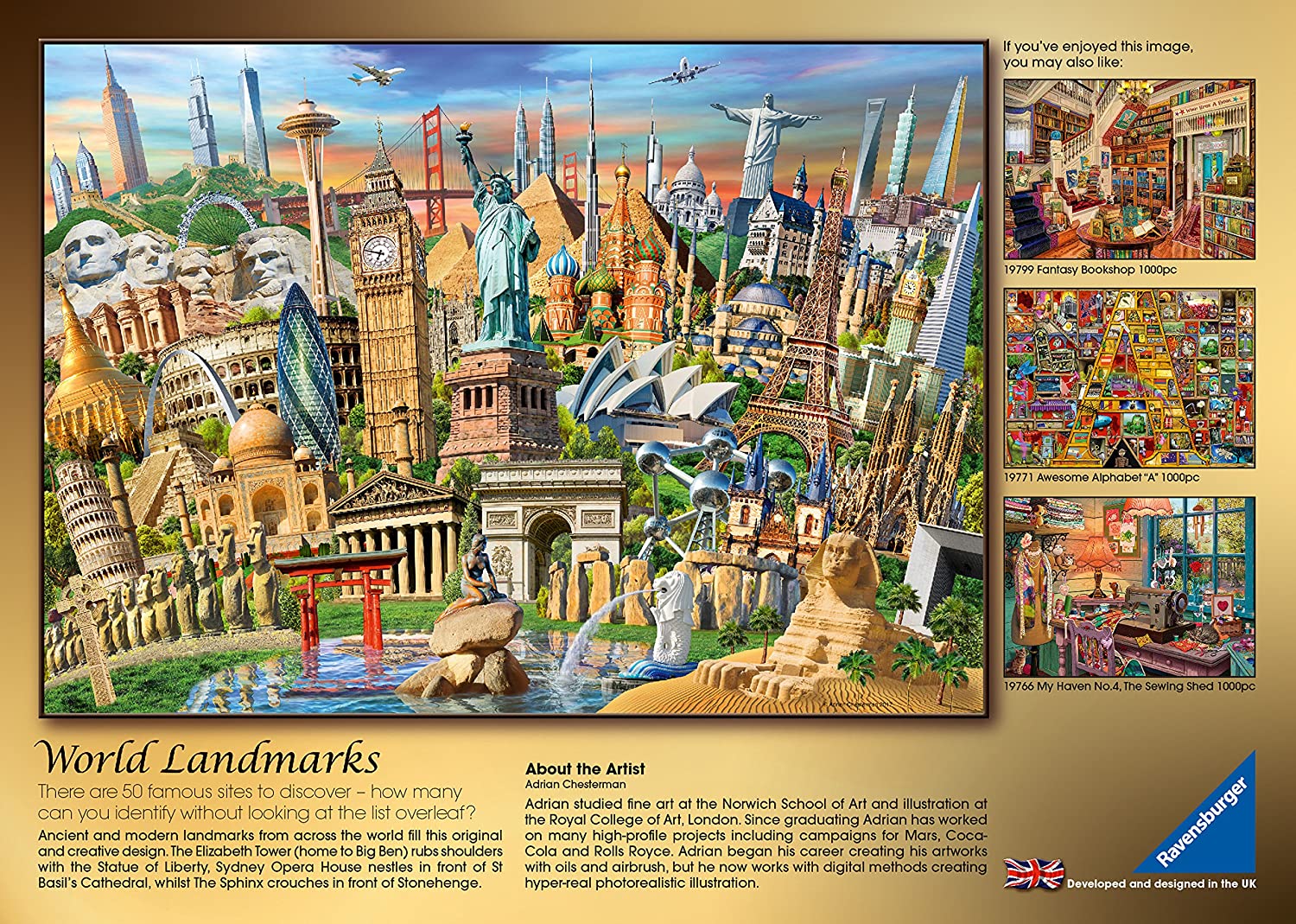 World Landmarks – 1000 Piece Jigsaw Puzzle (Ravensburger)