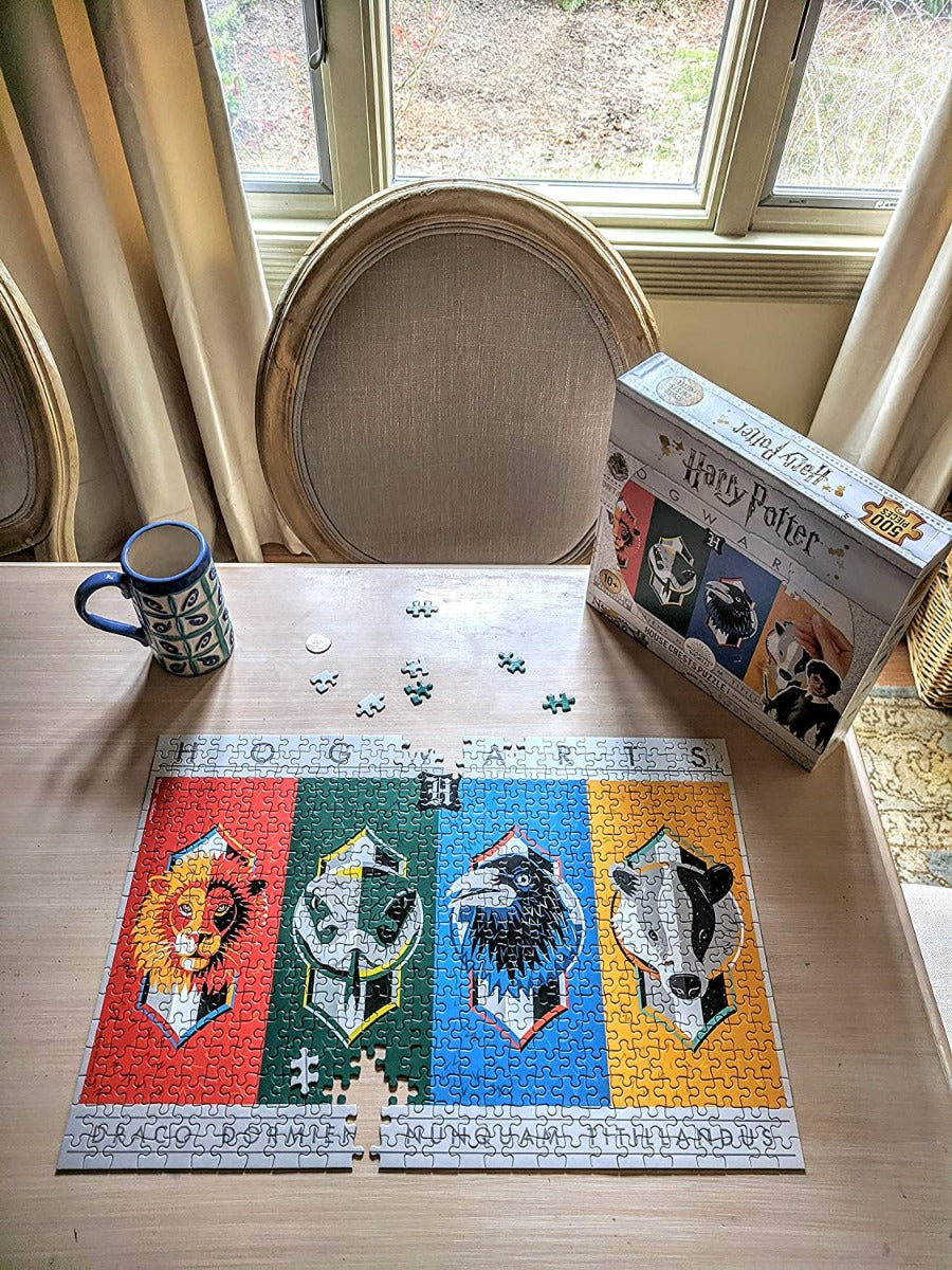 Harry Potter House Crests – 500 Piece Jigsaw Puzzle (Winning Movies)