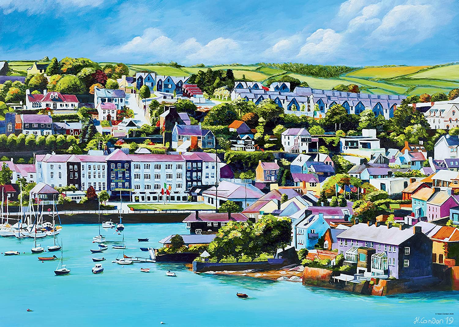 Kinsale Harbour, County Cork, Irish Collection No 1 – 1000 Piece Jigsaw Puzzle (Ravensburger)