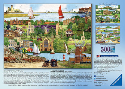 Ravensburger - Escape to Norfolk - 500 Piece Jigsaw Puzzles