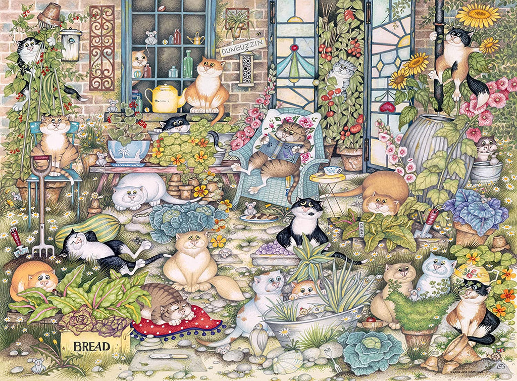 Crazy Cats The Good Life – 500 Piece Jigsaw Puzzle (Ravensburger)