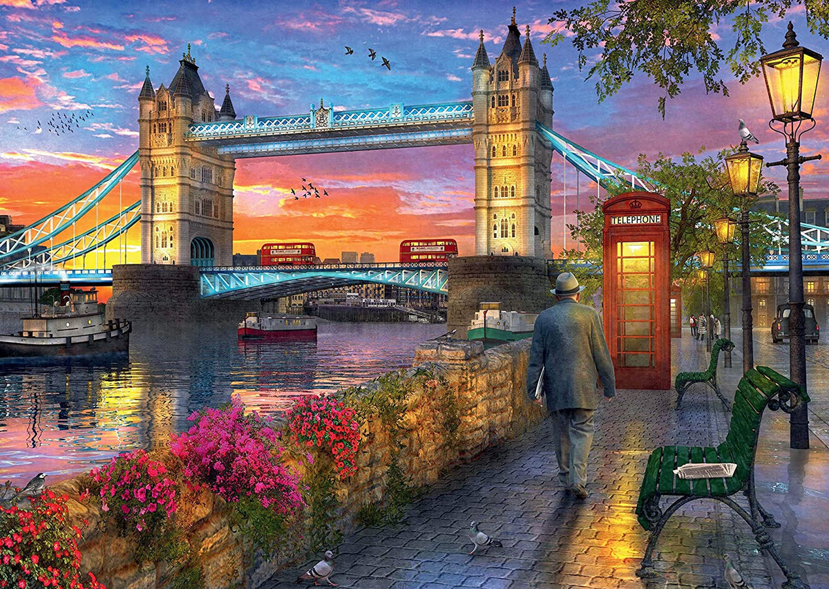 Forth Bridge at Sunset - Ravensberger - 1000 pcs : r/Jigsawpuzzles