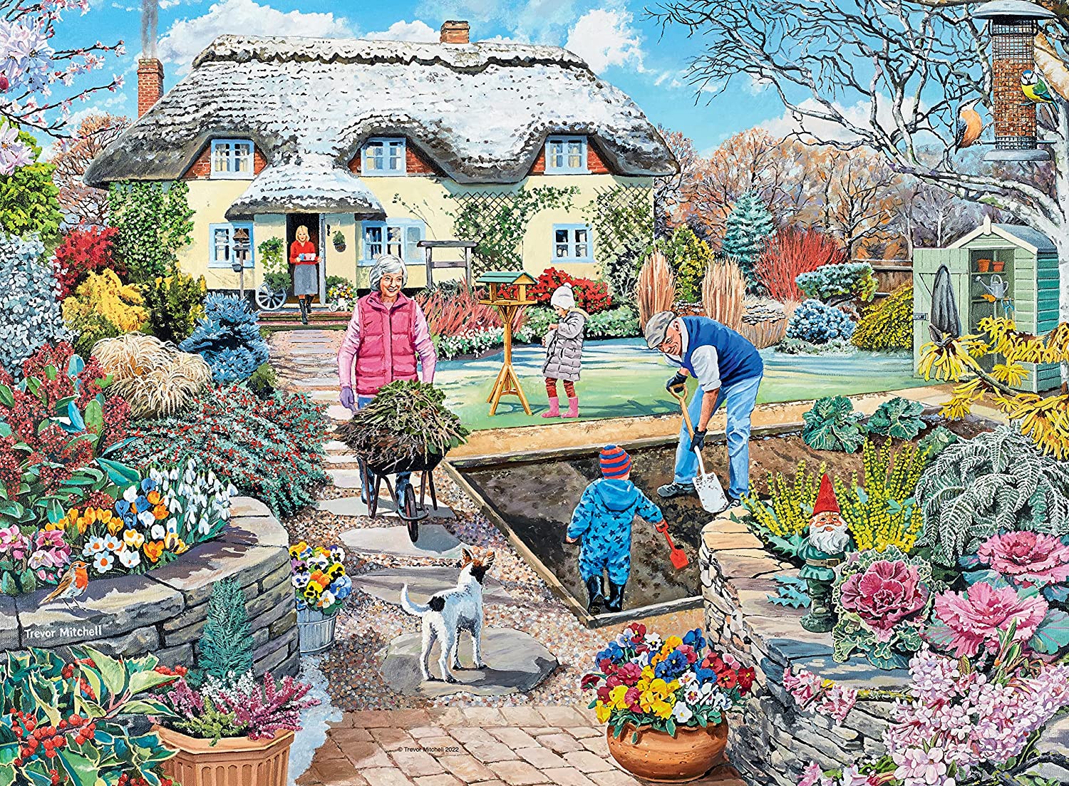 Grandad's Garden – 500 Piece Jigsaw Puzzle (Ravensburger)