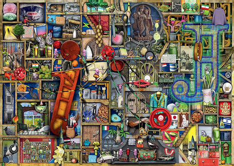 Artwork: Awesome Alphabet "I & J" by Colin Thompson – 1000 Piece Jigsaw Puzzle (Ravensburger)
