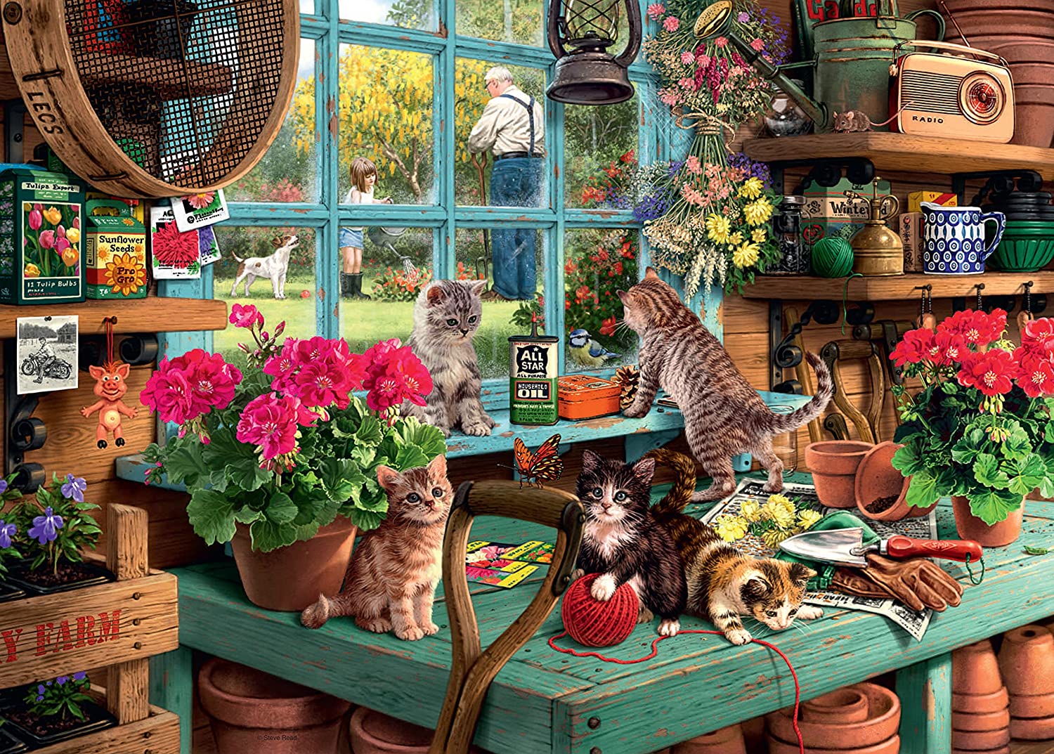 Is he watching? – 1000 Piece Jigsaw Puzzle (Ravensburger)