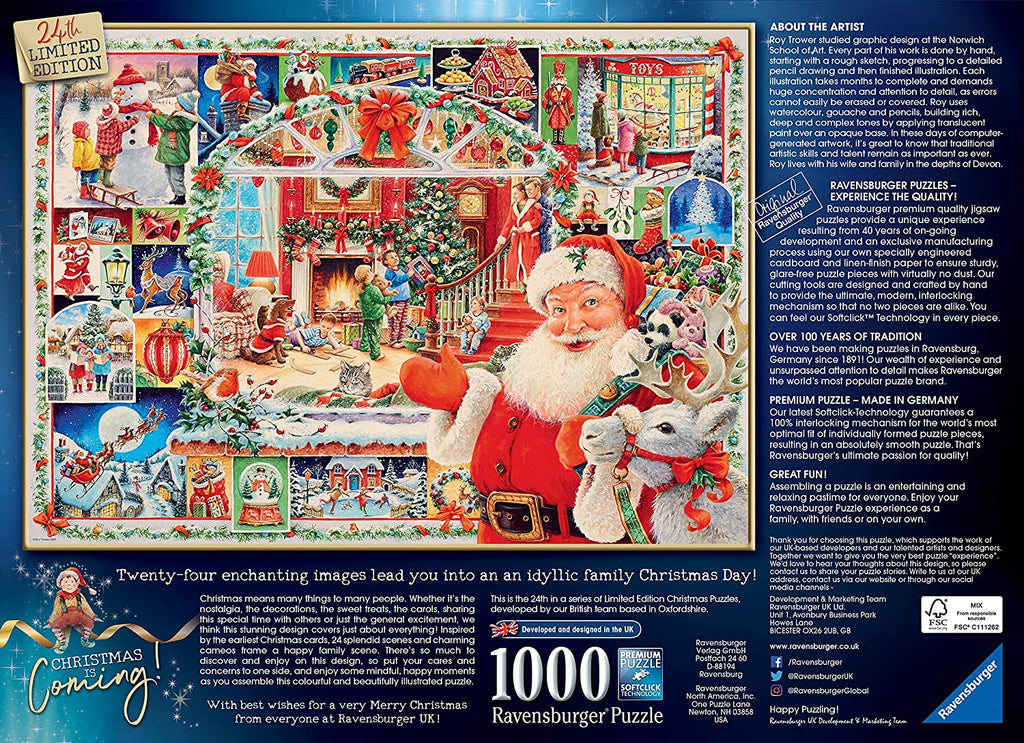 Christmas Is Coming Limited Edition 2020 – 1000 Piece Jigsaw Puzzle (Ravensburger)