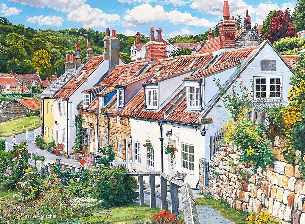 Cosy Cottages - North Yorkshire – 2x 500 Piece Jigsaw Puzzles (Ravensburger)