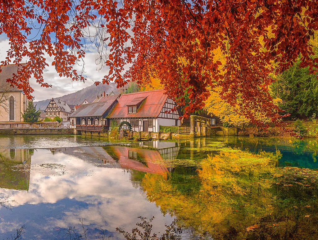 Peaceful Mill – 500 Piece Jigsaw Puzzle (Ravensburger)