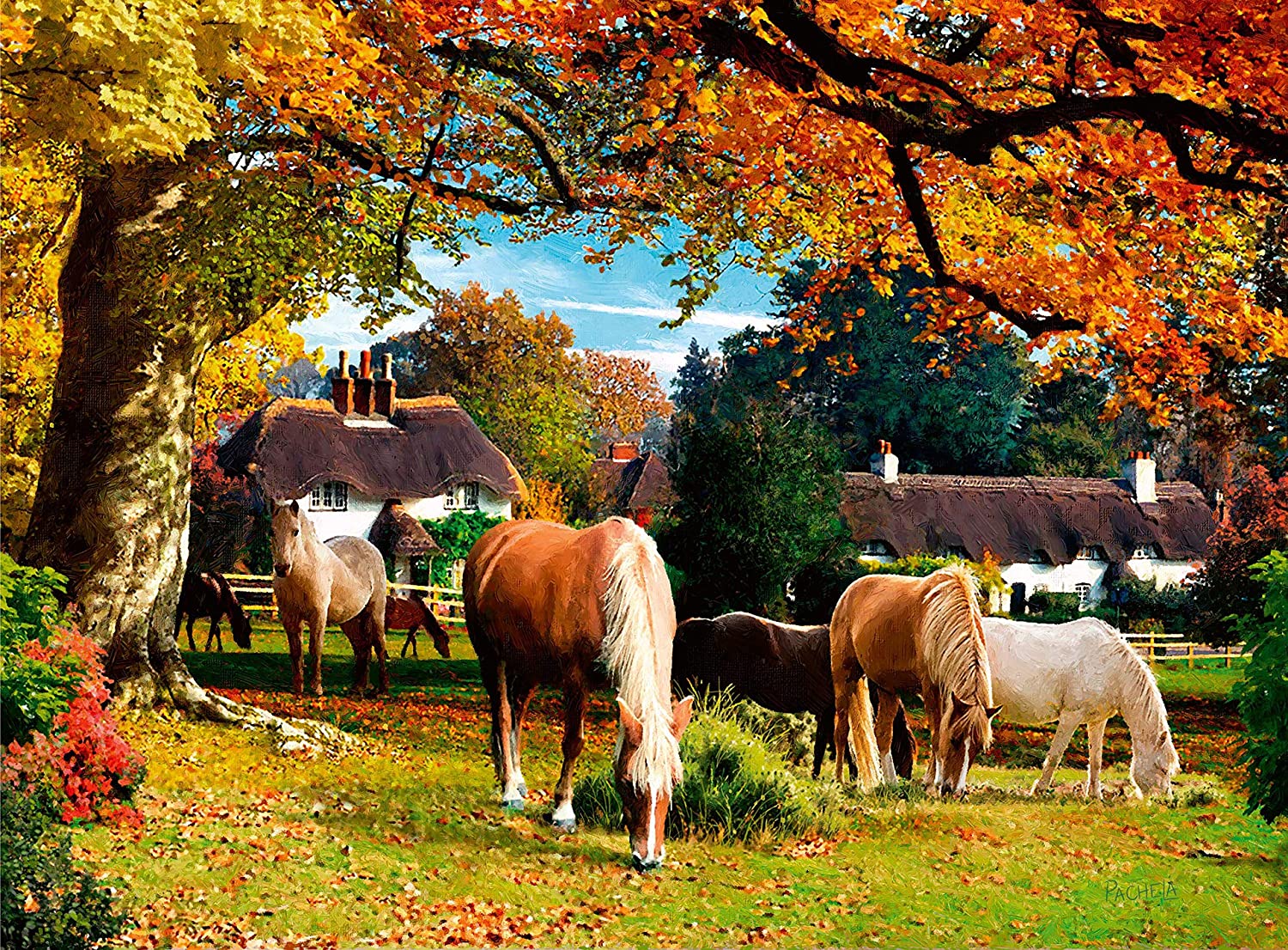 Picturesque Hampshire – 2 x 500 Piece Jigsaw Puzzle (Ravensburger)