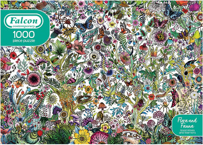 Falcon Contemporary - Flora and Fauna - 1000 Piece Jigsaw Puzzle