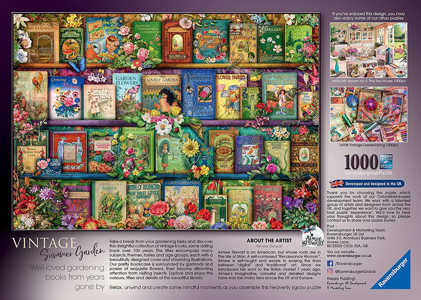Ravensburger - Aimee Stewart: Vintage Summer Garden - 1000 Piece Jigsaw Puzzle