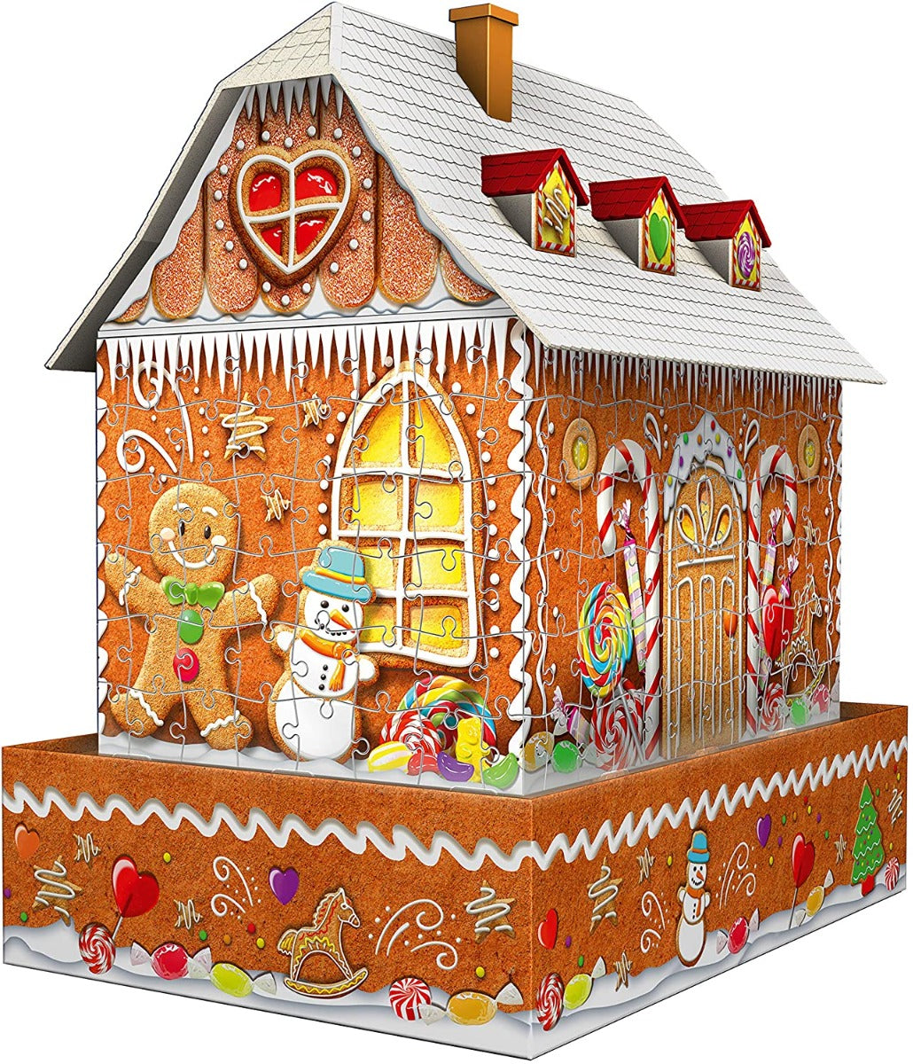 Ravensburger - Christmas Gingerbread House - 216 Piece 3D Jigsaw Puzzle