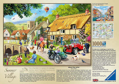Ravensburger - Leisure Days Number 1 Summer Village - 1000 Piece Jigsaw Puzzle