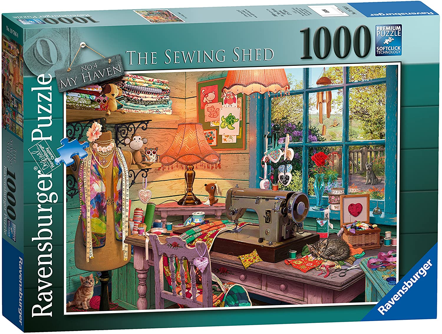 The Sewing Shed – 1000 Piece Jigsaw Puzzle (Ravensburger)