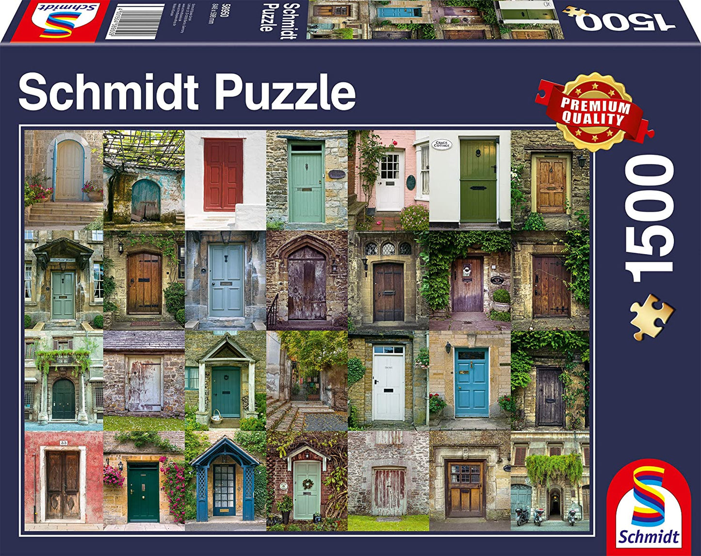 Schmidt - Collage of Door - 1500 Piece Jigsaw Puzzle