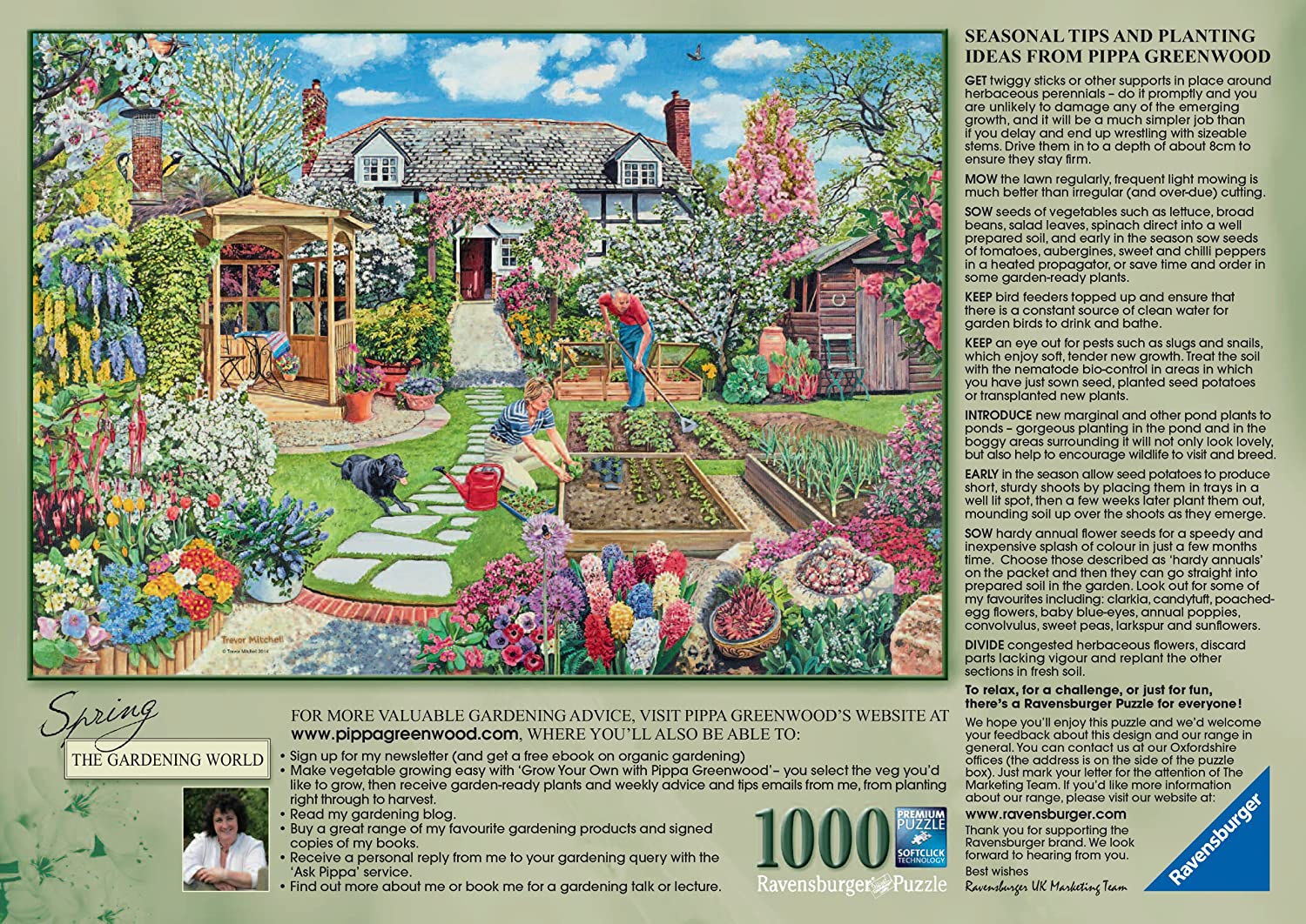 Ravensburger - Gardening World Spring - 1000 Piece Jigsaw Puzzle