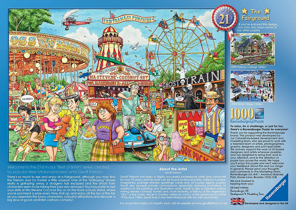 Best of British No.21 The Fairground – 1000 Piece Jigsaw Puzzle (Ravensburger)
