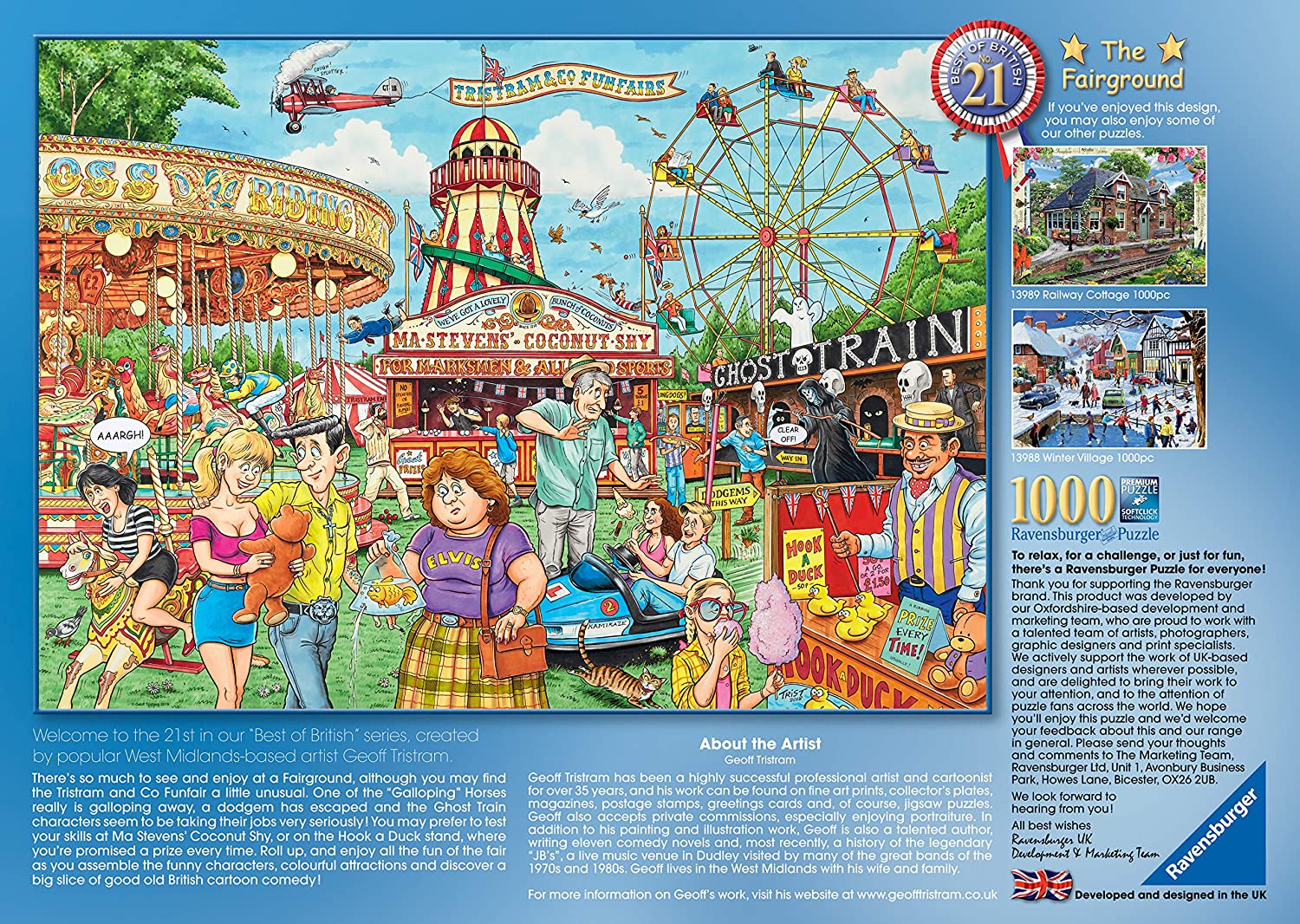 Best of British No.21 The Fairground – 1000 Piece Jigsaw Puzzle (Ravensburger)