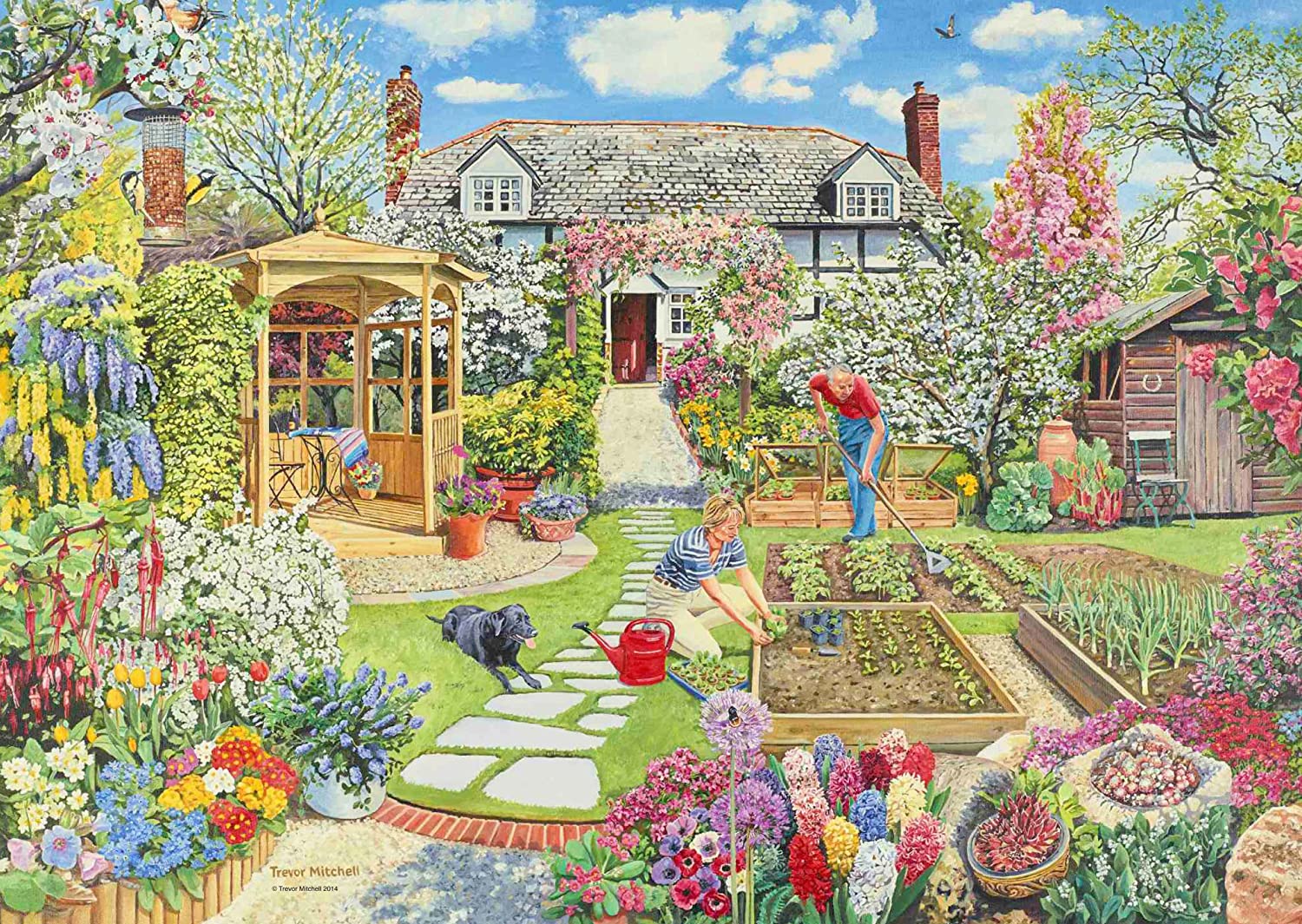 Ravensburger - Gardening World Spring - 1000 Piece Jigsaw Puzzle