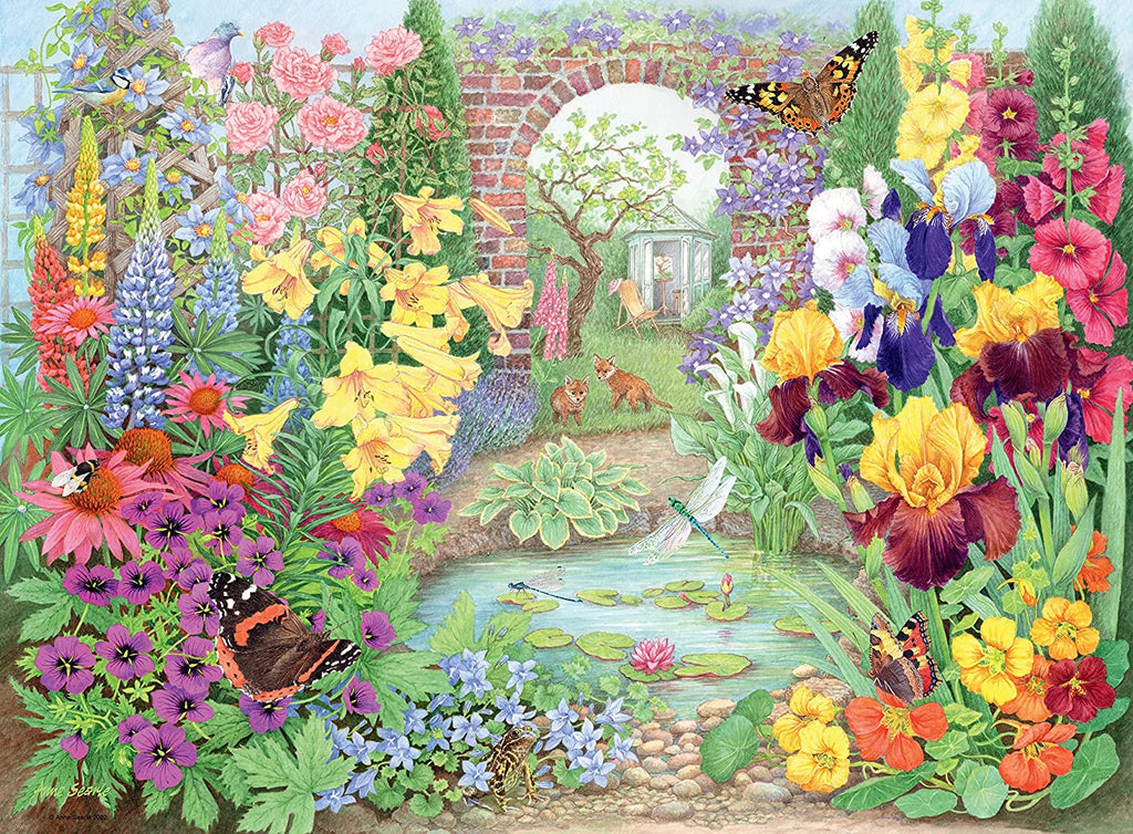 Happy Days No 5, Glorious Gardens – 4 x 500 Piece Jigsaw Puzzles (Ravensburger)
