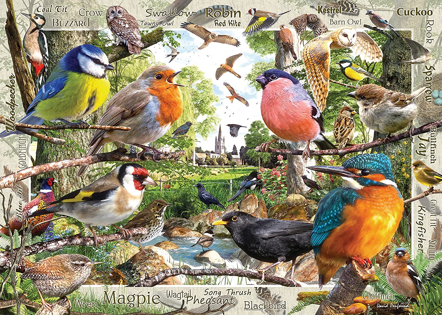 Our Feathered Friends – 1000 Piece Jigsaw Puzzle (Ravensburger)