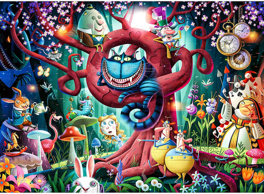 Ravensburger - Almost Everyone is Mad (Alice in Wonderland) - 1000 Piece Jigsaw Puzzle