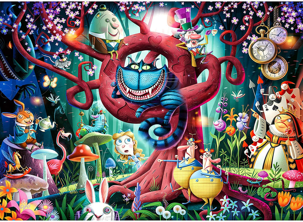 Almost Everyone is Mad (Alice in Wonderland) – 1000 Piece Jigsaw Puzzle (Ravensburger)